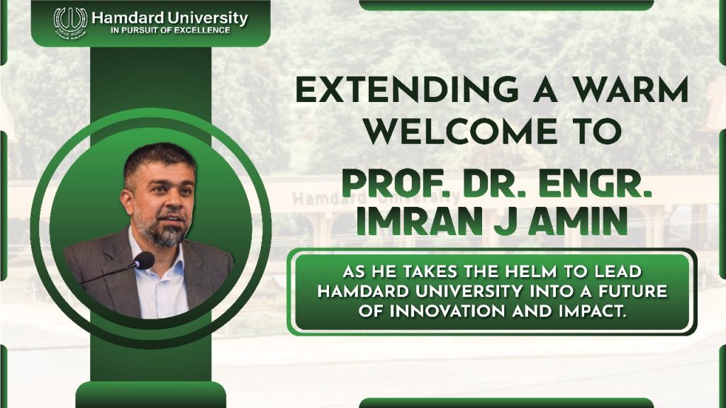 Prof. Dr. Engr. Imran J Amin