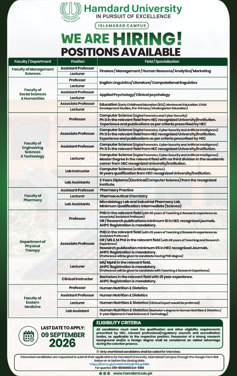 Jobs Advertisement HU ISB